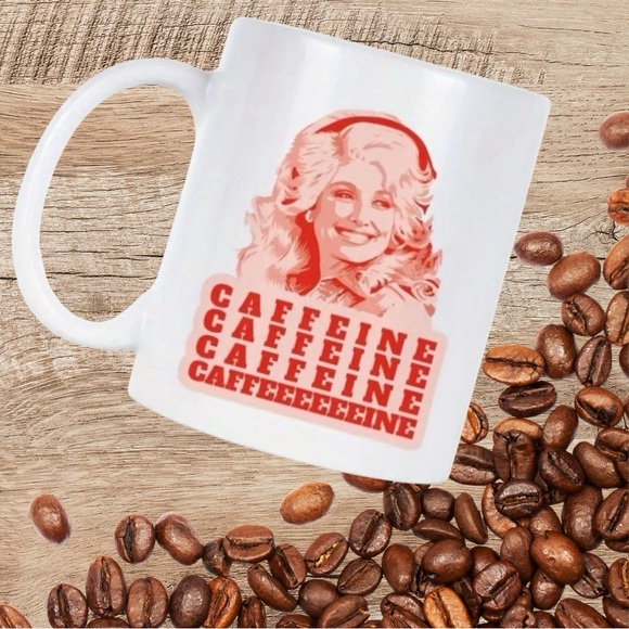 New Dolly Parton Jolene funny caffeine coffee mug - Picture 1 of 3